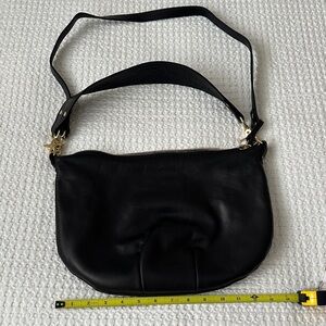 Clare V Moyen messenger Black Leather Bag